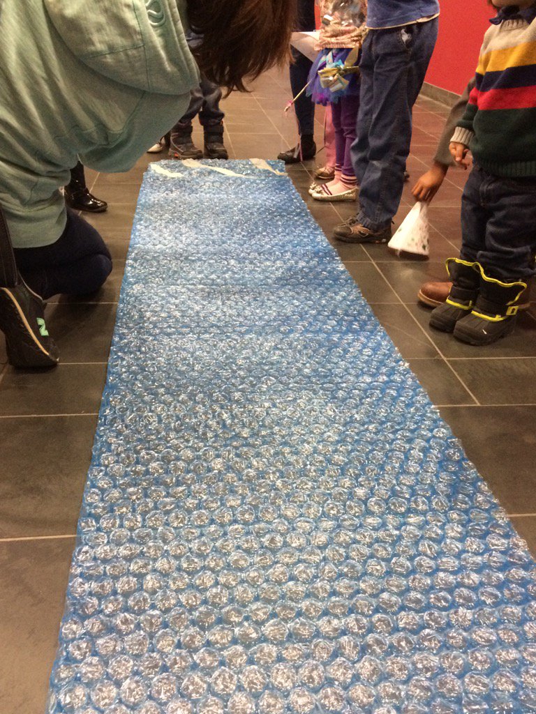 Rolling out the bubble wrap. Who needs fireworks to welcome a new year.