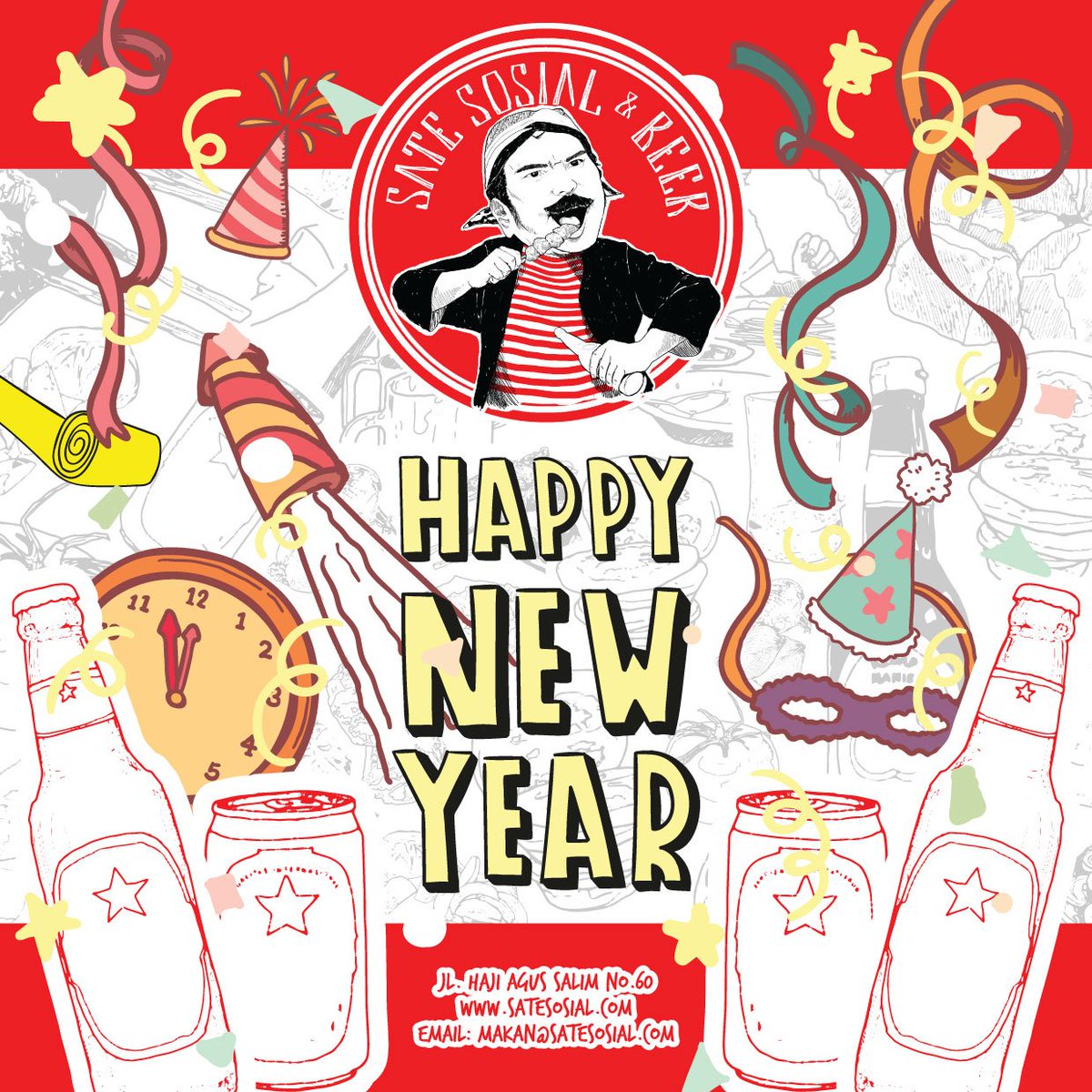 SateSosial's tweet photo. Happy New year satsos... #HappyNewYear  #satesosial #SelamatTahunBaru #kuliner https://t.co/fubYiiuv0v
