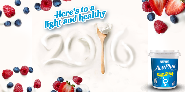 NESTLEACTIPLUS's tweet photo. Let’s greet new year with a pledge to stay light by adopting a healthier lifestyle. 
#HappyNewYear!  https://t.co/R4V5MUUNvi