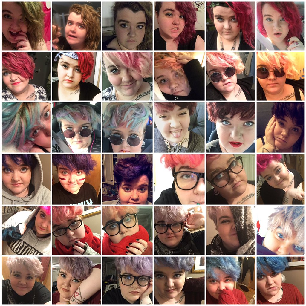 joukhr's tweet photo. #SelfiesForTyler literally my 2015 in hair wow i need to calm down https://t.co/O8lJ2tfT83