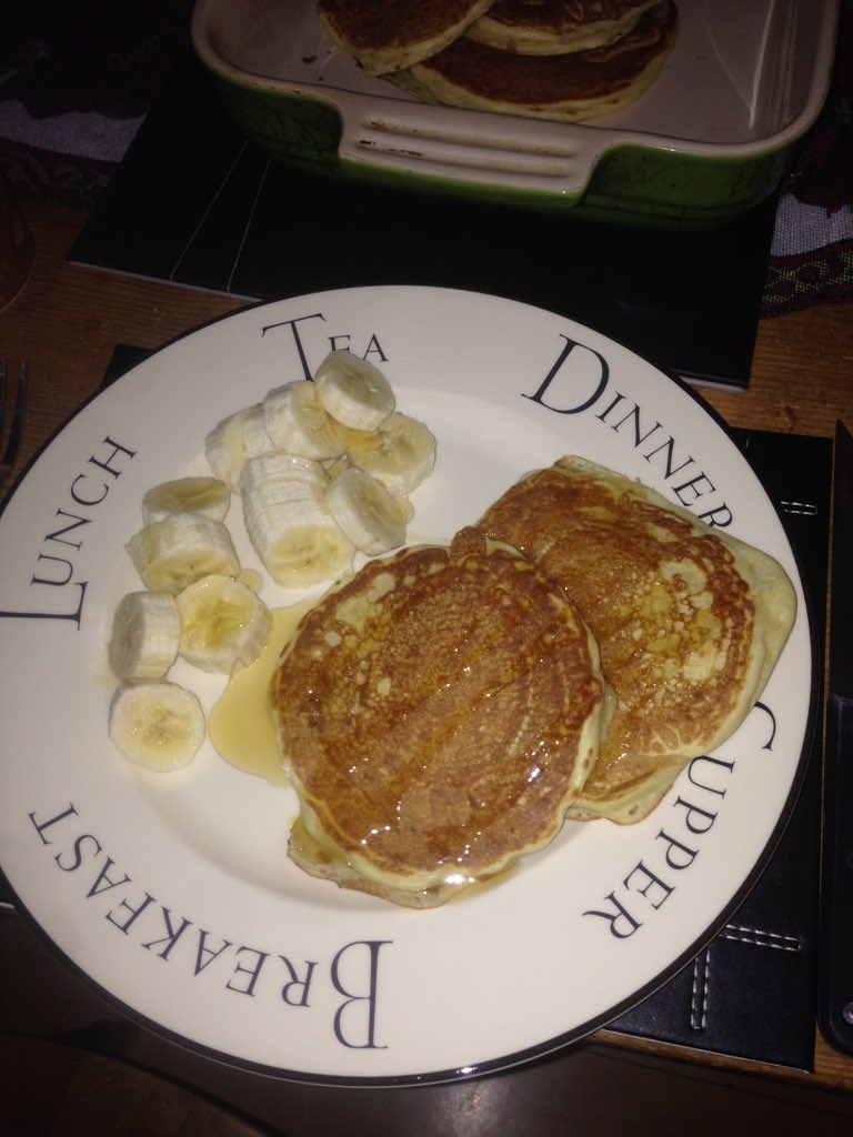 SamuelJBaxter's tweet image. Best pancakes I've ever made. There's room I life for all kind of personal bests