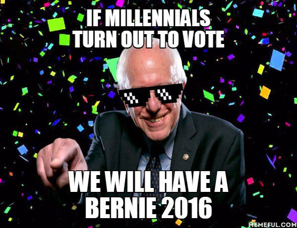 Bernlennials's tweet image. This is the year we'll change the course of history. We know it.
#FeelTheBern