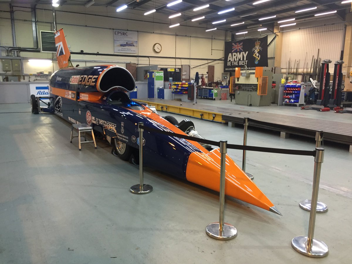 zarg's tweet photo. @GeorgeFergusonx This #Bristol built land speed car will go to Coventry when done. Do you think it should stay here? https://t.co/RbufNMS0Vz