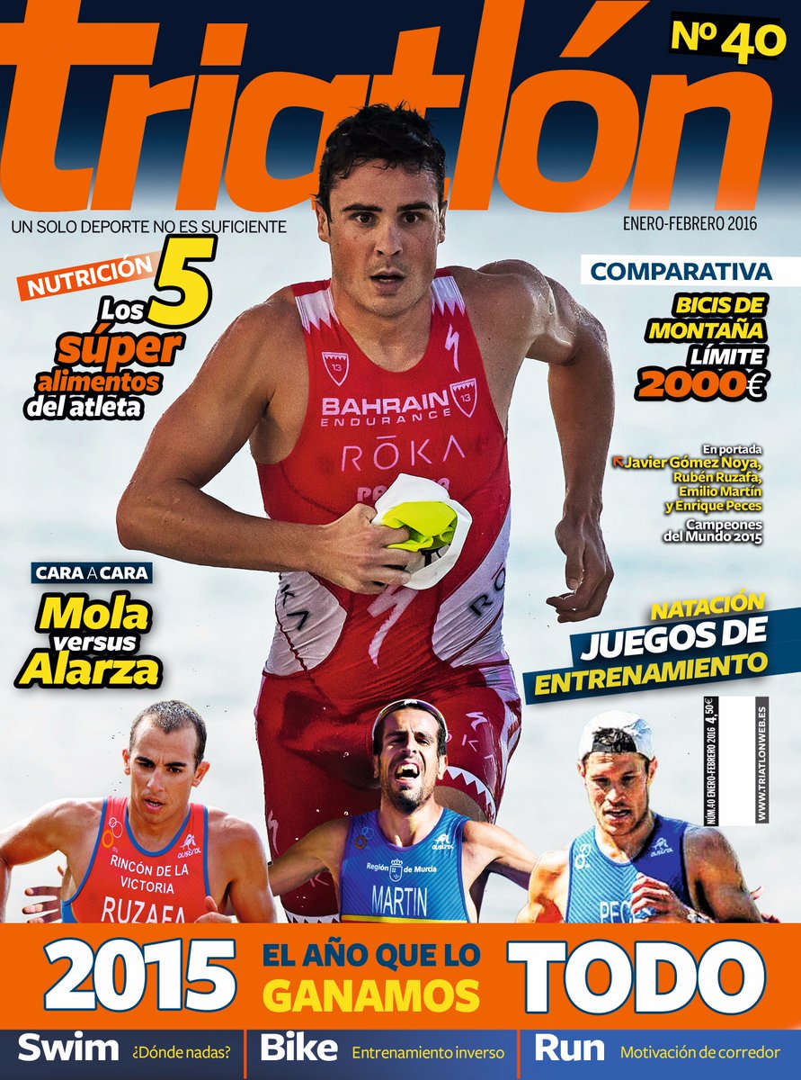 revistaTriatlon's tweet photo. ¡Ya está aquí @revistaTriatlon nº40! Repasamos el año en el que lo ganamos TODO. Muchas sorpresas en este número... https://t.co/yhr7YSjHBW