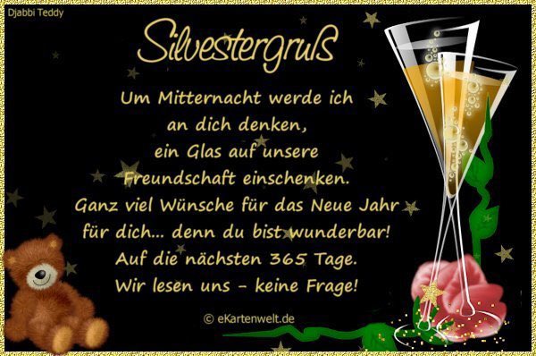 In diesem Sinne einen guten Rutsch ins 2016