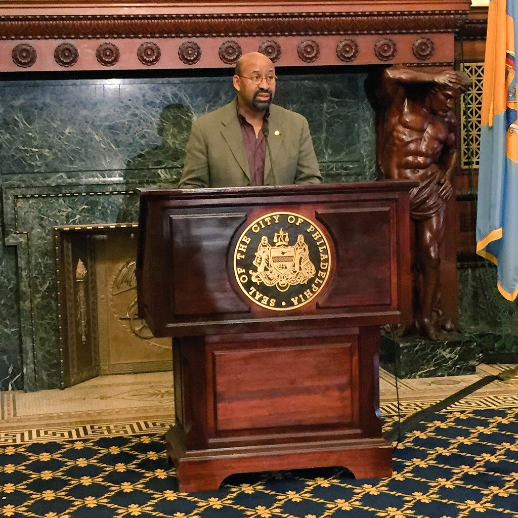 McEachernShane's tweet photo. #mayornutter announces some exciting changes to #phillys #waterfront watch @FOX29philly 5 & 10 for details tonight! https://t.co/9zPHukma22