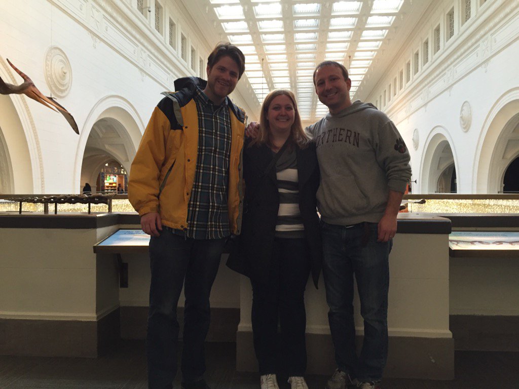 History crew preparing for our field trip to the field museum.