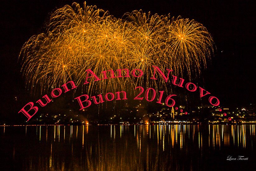 LucaTurati70's tweet image. Tanti auguri di Buon Anno Nuovo... auguro un 2016 ricco di gioia, serenità e amore...