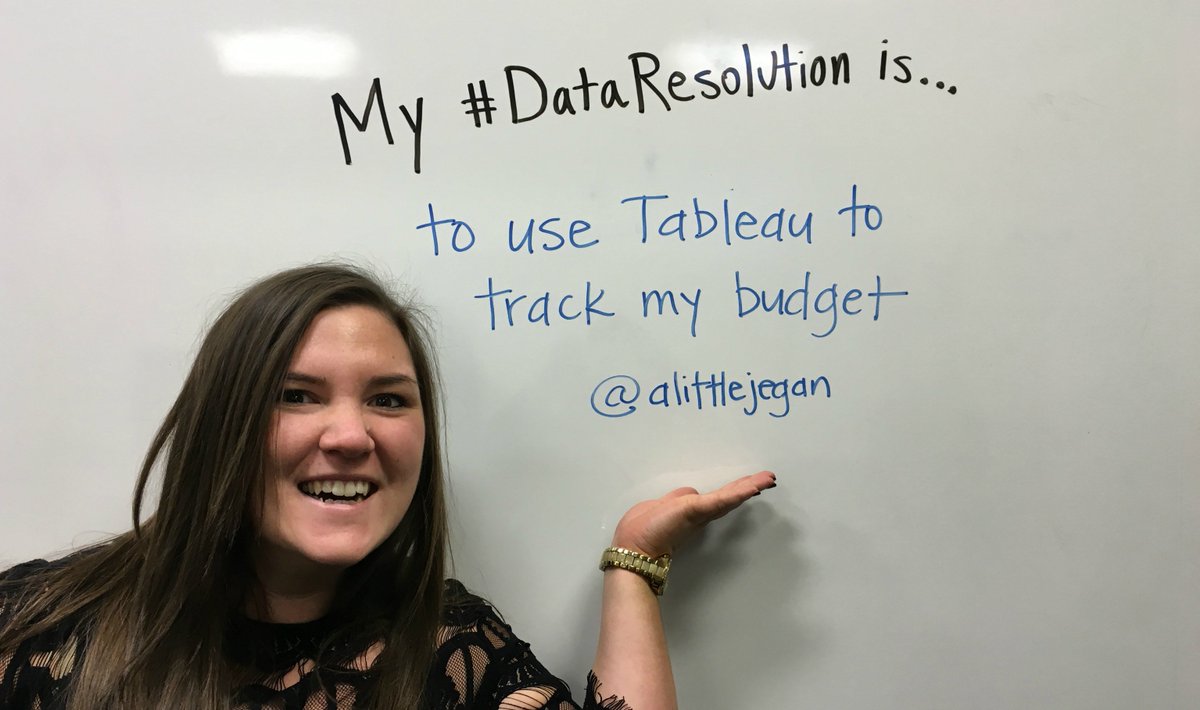 TableauCareers's tweet image. &quot;Use Tableau to track my budget&quot; @alittlejegan #DataResolution