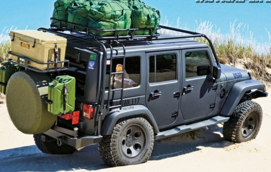From Our Archives: Jeep Wrangler 4×4 JK Sahara: Built For Bug-Out! | Tactical Rides ow.ly/WhR7u