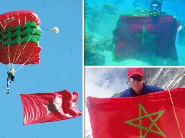 MarocTopNews's tweet photo. Dans l'air,sur terre, sous l'eau, toujours vive le #Maroc ! https://t.co/LXb0h61CUp
