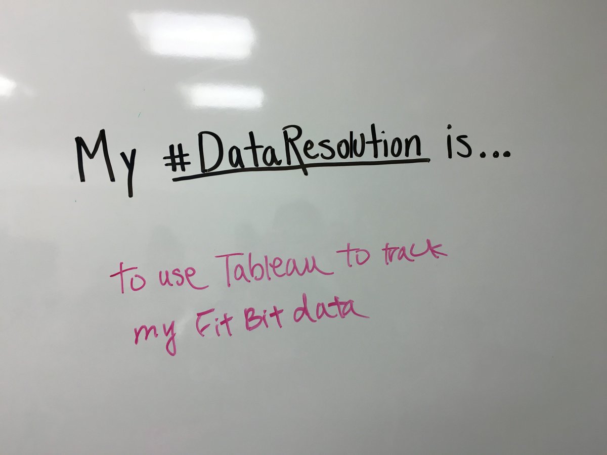 TableauCareers's tweet image. If you want to get fit in 2016, how can data help? @fitbit #DataResolution