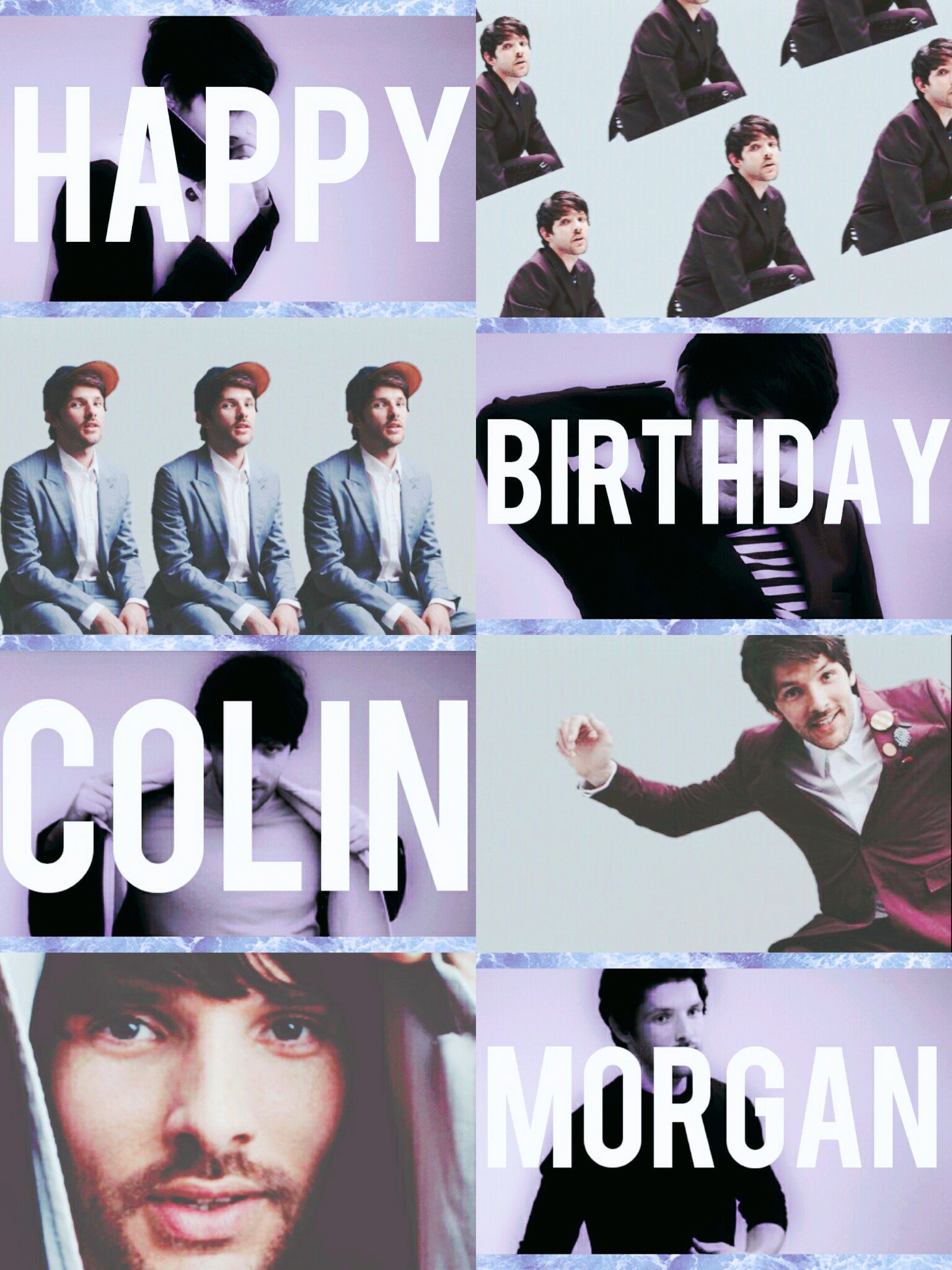 Happy birthday to the gorgeous and talented Colin Morgan 