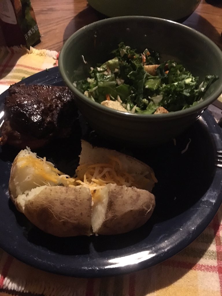 SGDToddJ's tweet photo. First time cooking with cast iron and holy shit that steak was good. https://t.co/mBM7NUFlHl