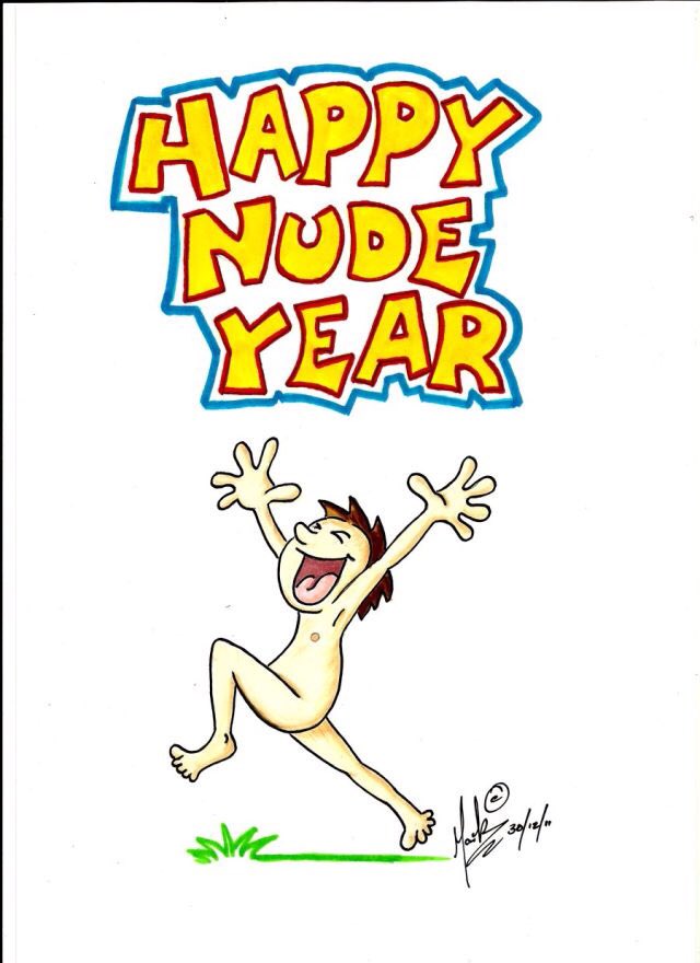 Resultado de imagen para happy new year, nudist