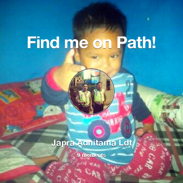 japramzcy's tweet photo. Find me on #Path now! Go to: https://t.co/UC626dHCia! #thepersonalnetwork https://t.co/EvJjZvgMxv