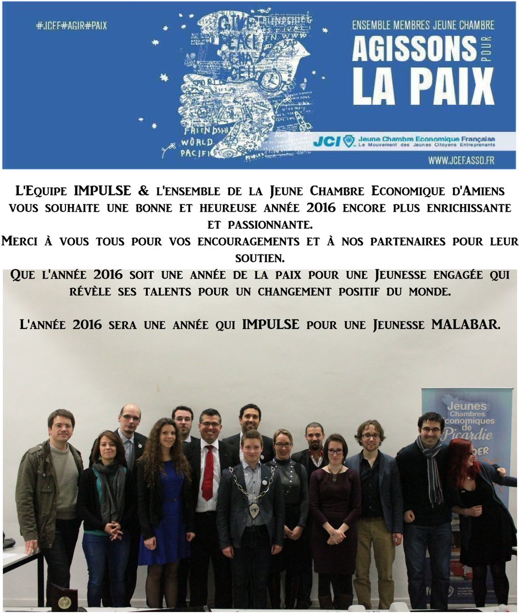 Happy New Year's Eve for you all from <a href="/JCEAmiens/">JCE d'Amiens</a> :)
#JCEF #JCI