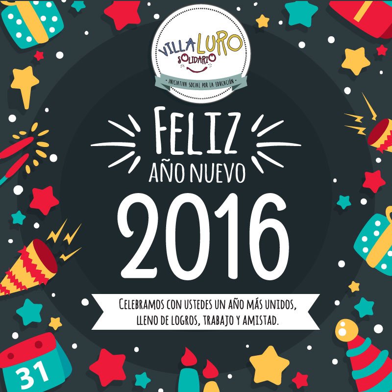 VLUROSOLIDARIO's tweet photo. ¡Brindamos por un 2016 lleno de AMOR Y SOLIDARIDAD! #VLS2015 a #VALS 2016 https://t.co/2L7cksoynj