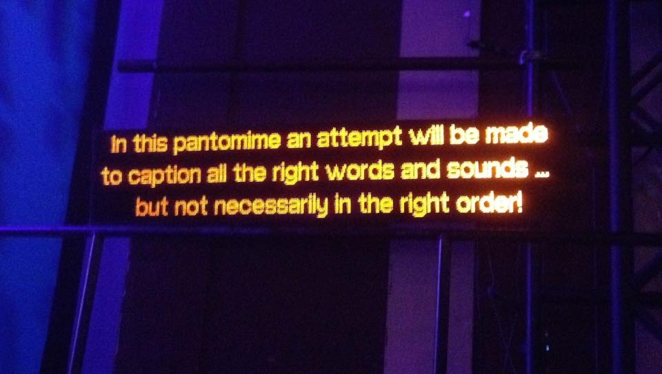 AH_Mcr's tweet image. A Thumbs up to &quot;Steve&quot; the @LiverpoolEmpire Captioner #panto #access @LiverpoolEmpire #stagetext #1stclass