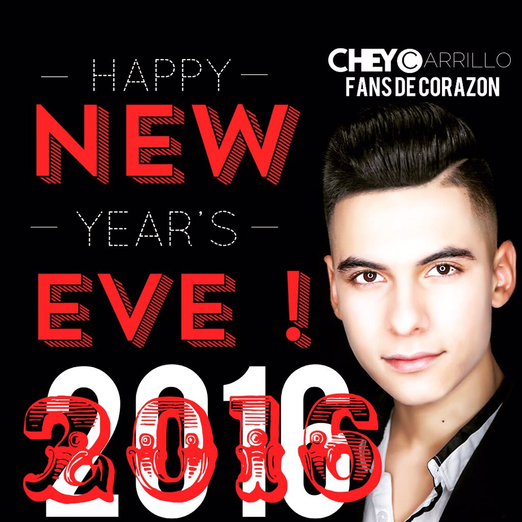 ccfansdecorazon's tweet photo. Happy New Year's Eve ! #CCFDC #CheyoCarrillo #TeamCheyo https://t.co/R0VPDSsAf8