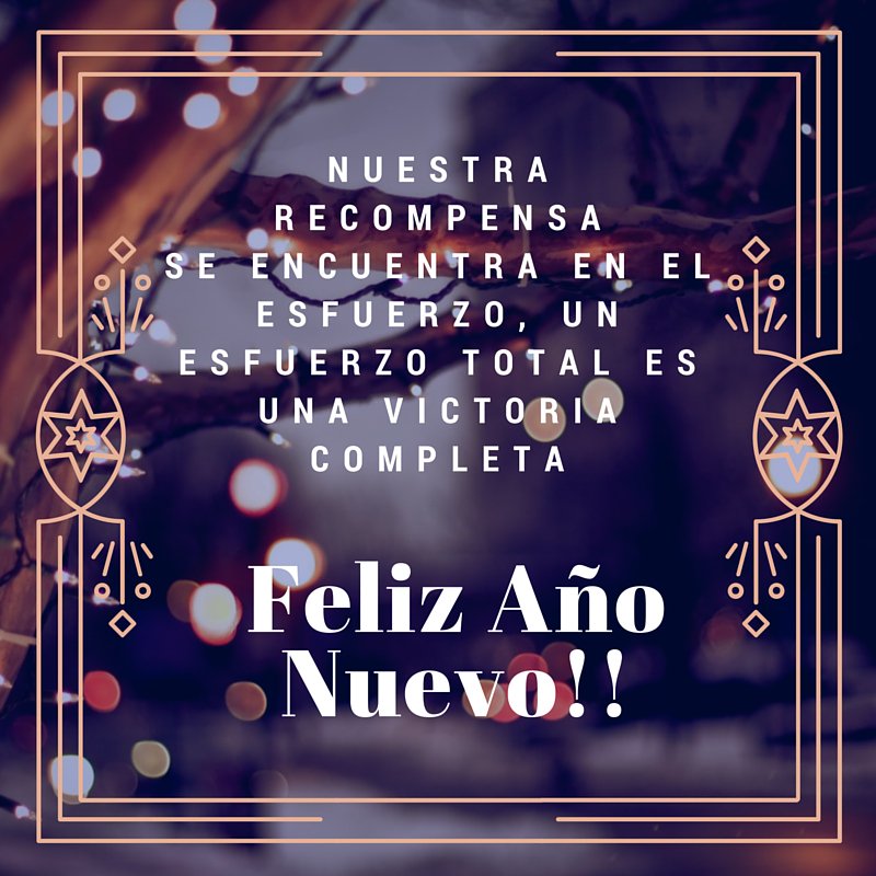 OMostkoff's tweet photo. Nuestra recompensa se encuentra en el esfuerzo que realizamos todos los días #Feliz2016 te desea #Mostkoff https://t.co/fJhbSFKzbb