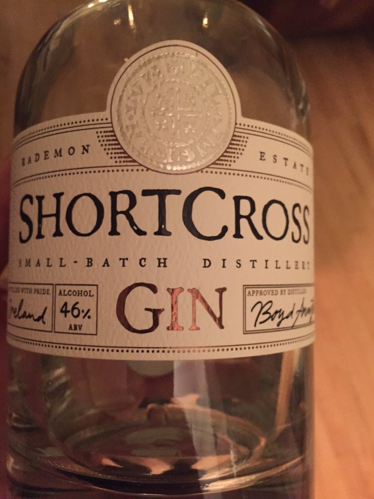 New year's eve. 3rd gear. <a href="/ShortcrossGin/">Shortcross Gin & Whiskey</a>, a crisp #craftgin from N. Ireland. Working nicely with <a href="/FeverTreeMixers/">Fever-Tree Mixers</a>