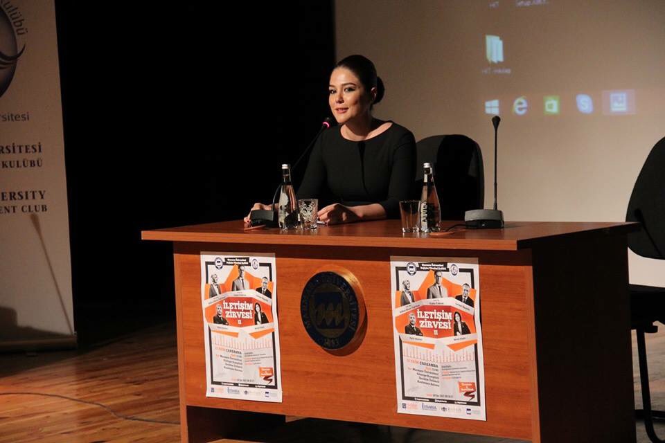 degisimyonetimi's tweet photo. TRT Ana Haber Spikeri @sevalcopur Marmara Üniversitesi #İletişimZirvesi'nde bizimleydi. #2015 https://t.co/WFRrHN0DIr