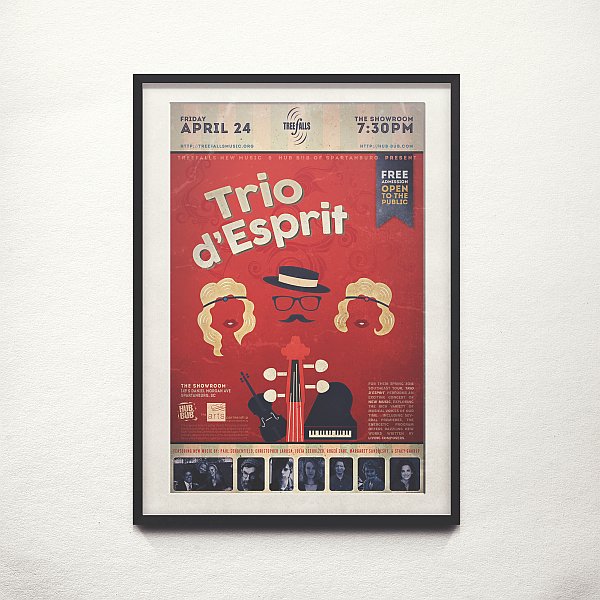 TreefallsMusic's tweet image. A successful 2015! Trio d'Esprit performed THREE new works in Apr. from our #CallforScores​: ow.ly/Wv46y