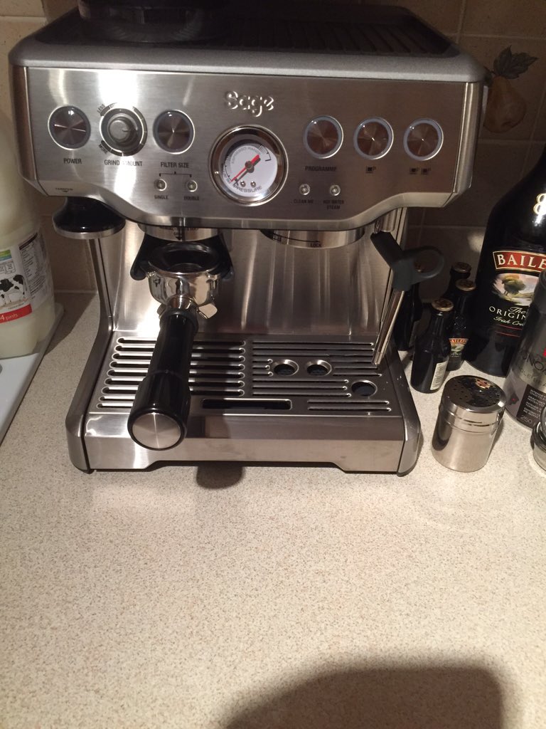 Bought this machine ..#sage#coffeemachine#feedmyaddiction