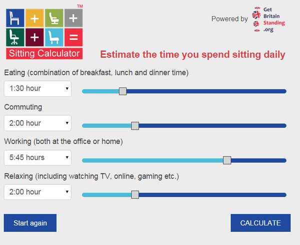 getCDAstanding's tweet image. There&apos;s still time: Try the #sittingcalculator, then make your #2016NewYearsResolutions !