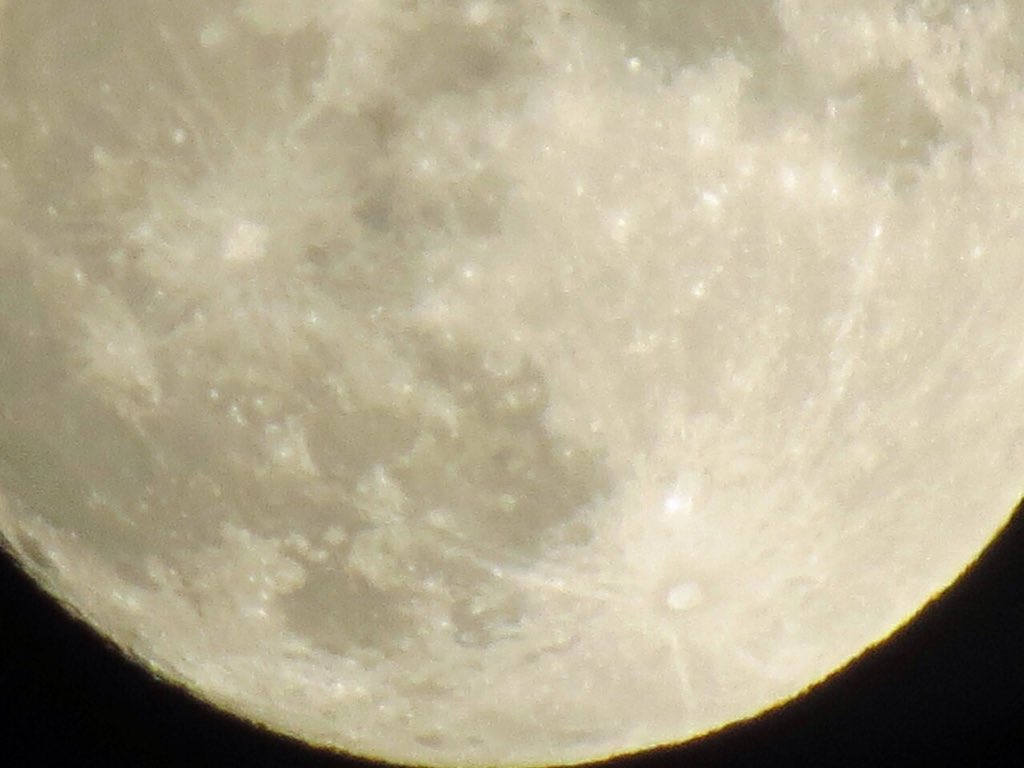 monkeycamm's tweet photo. Clear sky, full moon, big zoom to end the year, bon année tout le monde 🍷 https://t.co/ijWB19OYkY