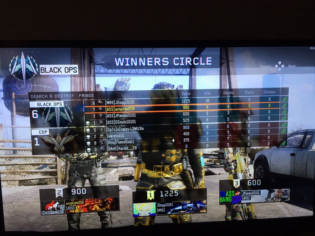 TrapQueensClan's tweet photo. Another Arena Pro win #AssBANG #BlackOps3 @Gamer_RTweets @ShoutRTs @BO3Retweets @GamerRetweeters @rts_fastest https://t.co/0wbr5H59TU