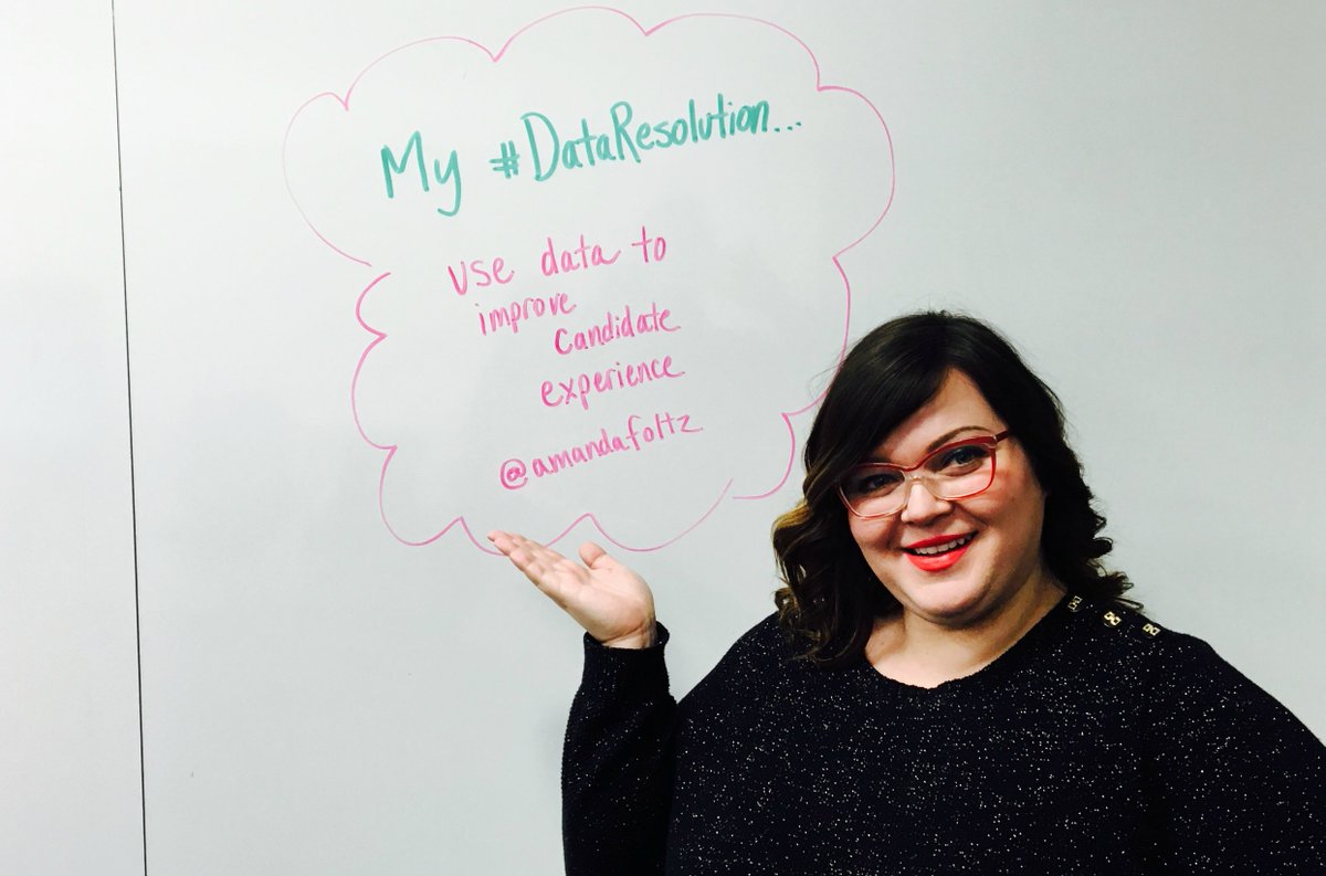 TableauCareers's tweet image. &quot;Use data to improve candidate experience&quot; @amandafoltz #DataResolution #Recruiting