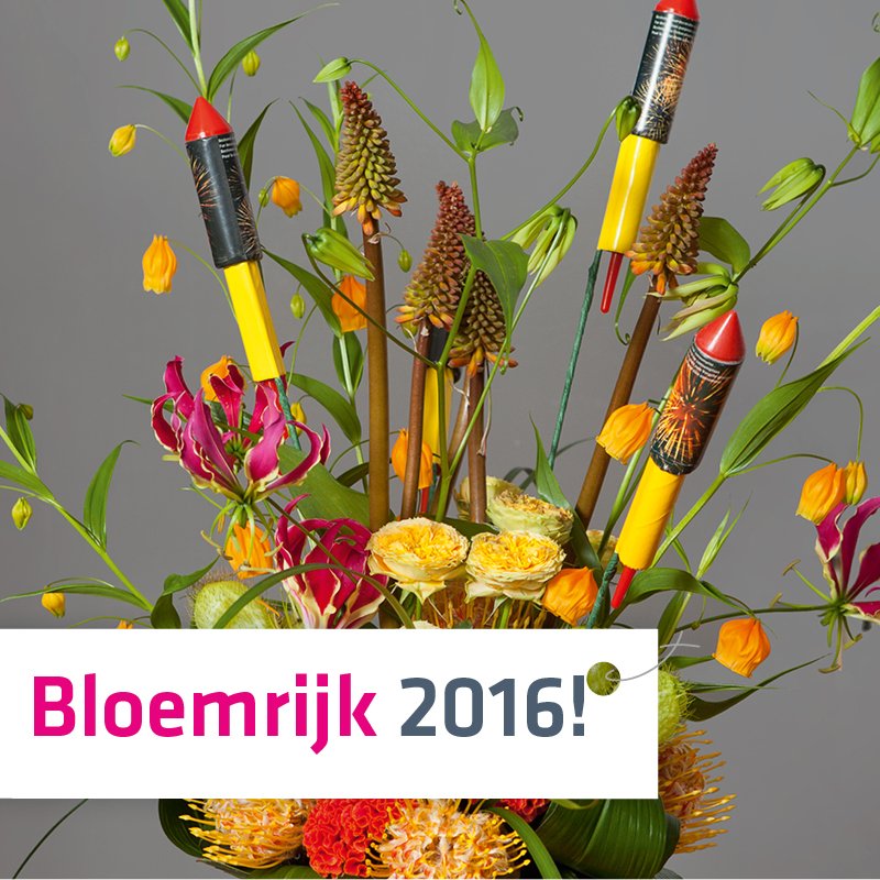 Wij wensen iedereen een bloemrijk en gezond 2016! #bloemvol #gelukkignieuwjaar #2016