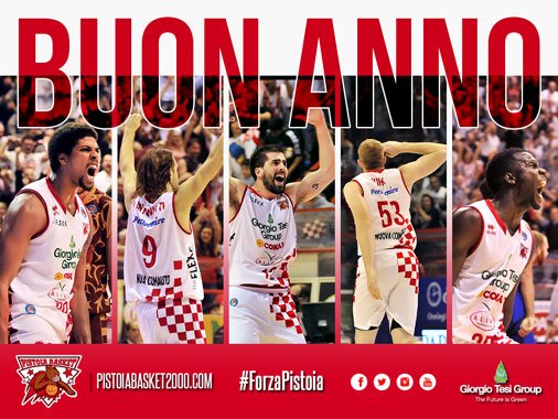 PistoiaBasket's tweet photo. Auguri a tutti per un fantastico 2016!
#BuonAnno #HappyNewYear #ForzaPistoia https://t.co/G5V3haWsPc