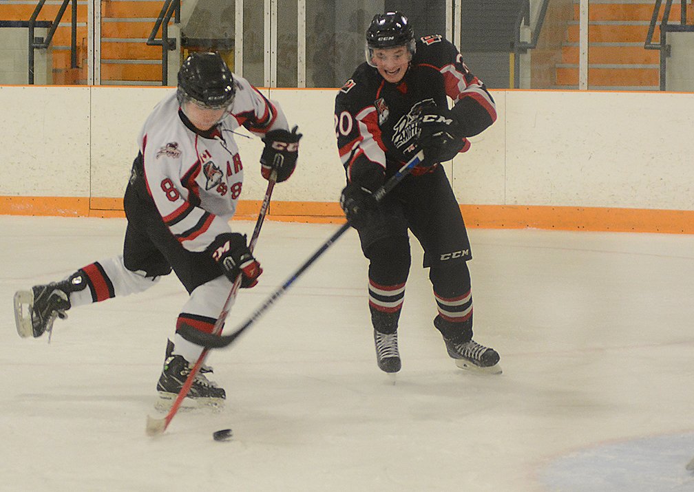 Jim Mason (@stouffmason) on Twitter photo The 3rd of Sam Hu's 4 goals in <a href="/SpiritJrA/">Stouffville Spirit</a> 's 10-1 win over Pickering on #NewYearsEve (Credit: <a href="/SteveSom360/">Steve Somerville</a> ) The 3rd of Sam Hu's 4 goals in <a href="/SpiritJrA/">Stouffville Spirit</a> 's 10-1 win over Pickering on #NewYearsEve (Credit: <a href="/SteveSom360/">Steve Somerville</a> )