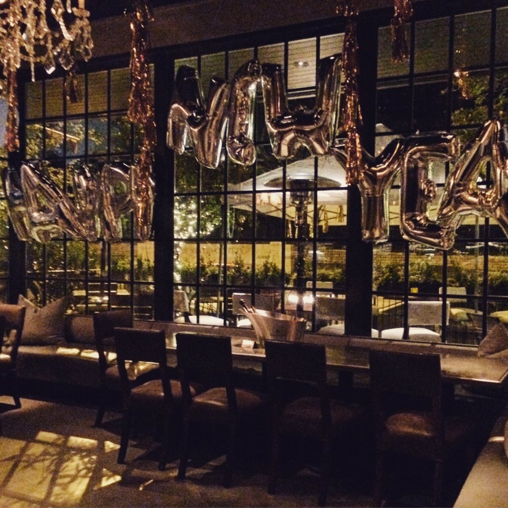 Transformed the restaurant for #NewYear celebrations #BigFancyDanceParty