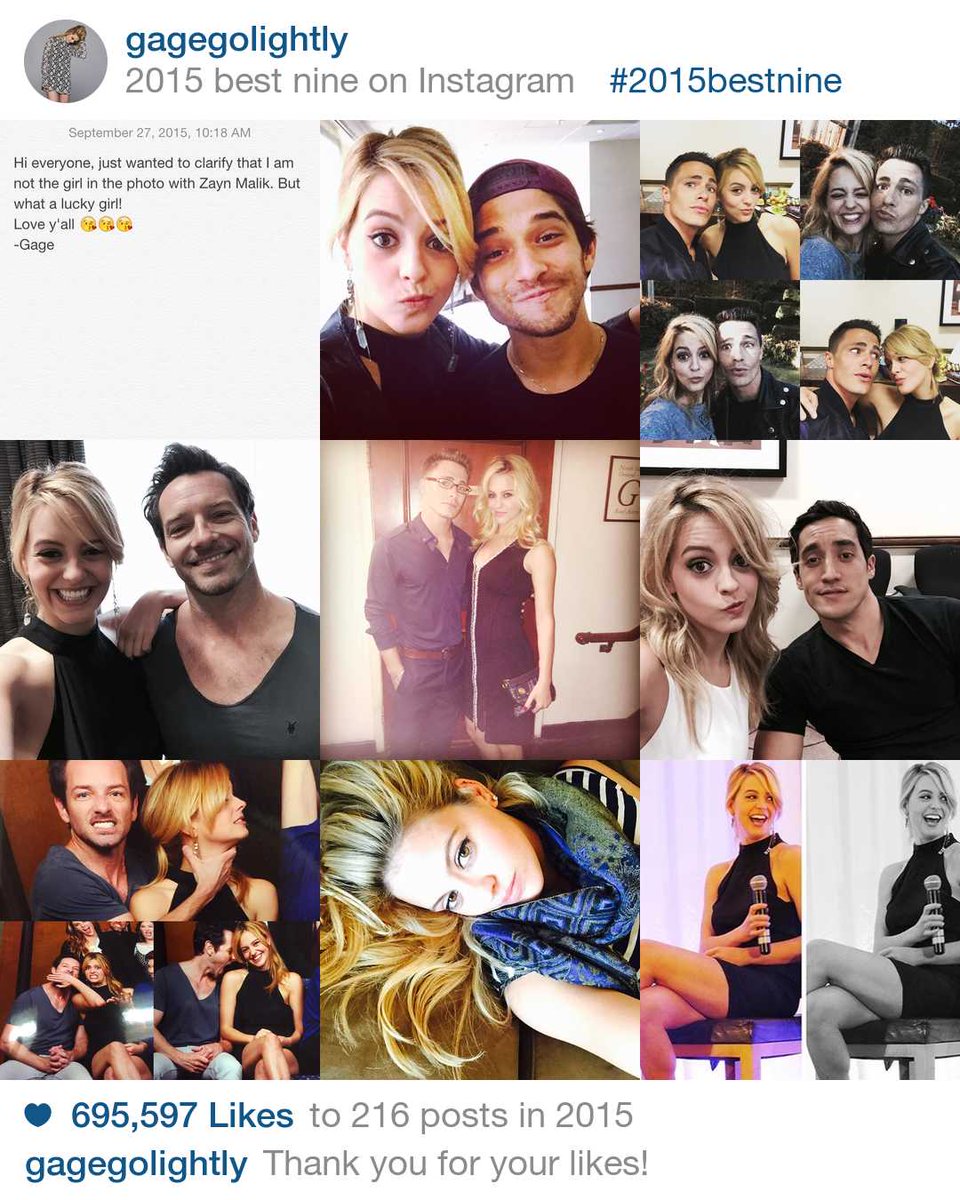 TeenWolf_MX's tweet photo. The best 9 pictures on Instagram from @gagegolightly #2015bestnine +#695k https://t.co/13v3z6w1wN