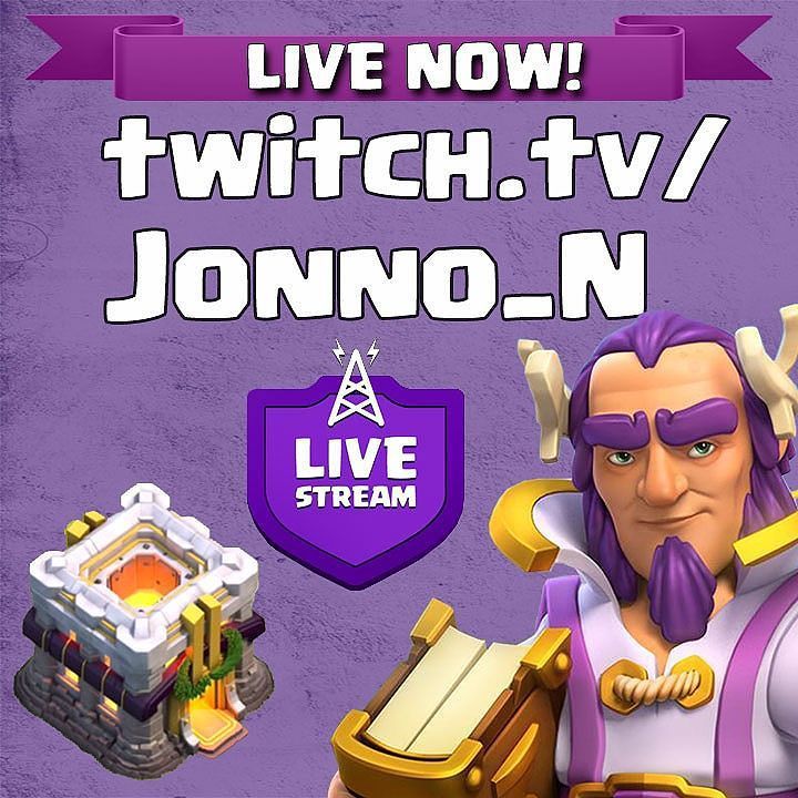 JonnoPlaysCoC's tweet photo. New year stream! I'm live now come hang out 🎉 🎉 🎊 🎉 🎊 🎉 🎊 🎉 🎊 🎉 -
#clashofclans #CoC #clashedit #clashart #CoCEdit … https://t.co/gkDuYSJvQ4