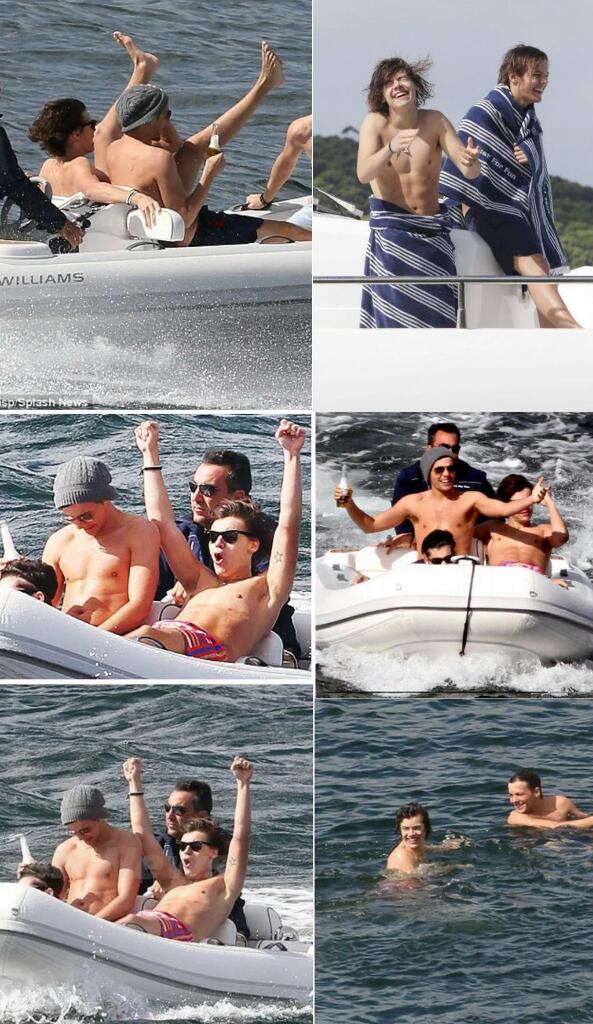 tinyfearlesslou's tweet photo. New pictures of Harry and Kendall on a Yacht. https://t.co/ZgR8g90jhj