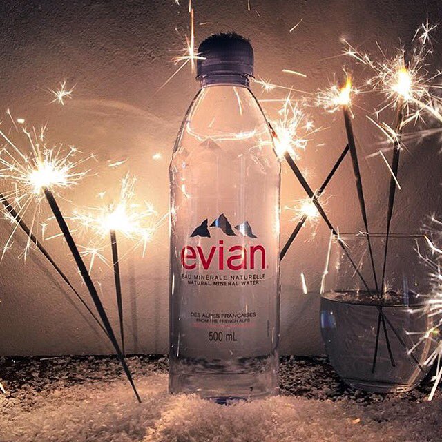 Refreshing. Uplifting. Hydrating. Ringing in the New Year right with <a href="/evianwater/">evian</a> by our side 💦