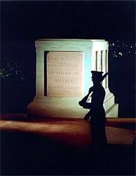 While many are out having fun tonight, the Old Guard stands watch--as always--at Arlington