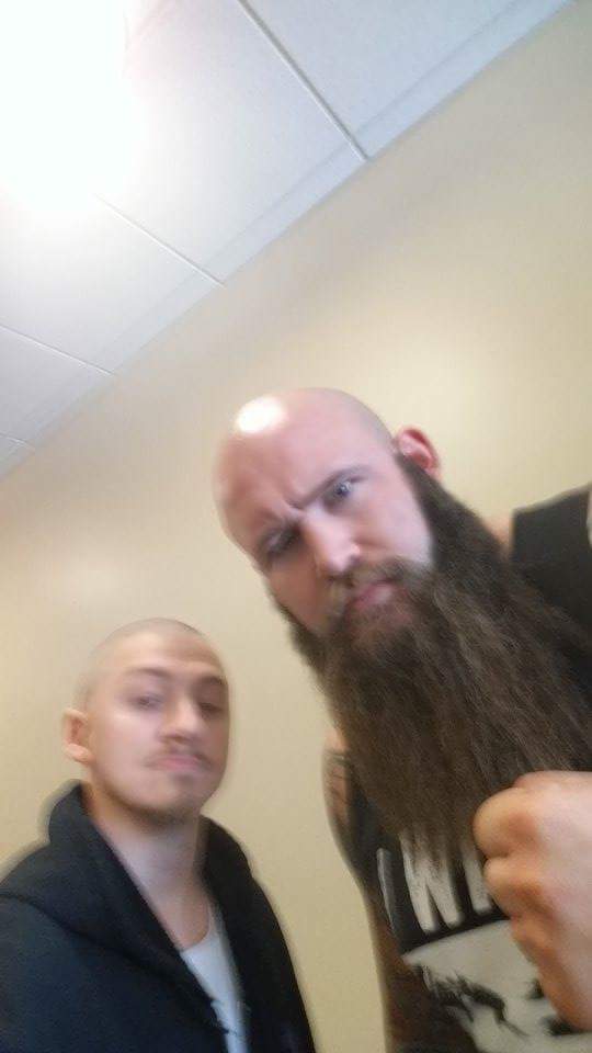 hXcFuller's tweet photo. #2K15Memory @RAYMONDxROWE #IHWE I was shaking because, well IT'S RAY ROWE! https://t.co/D6jXIecZ4d