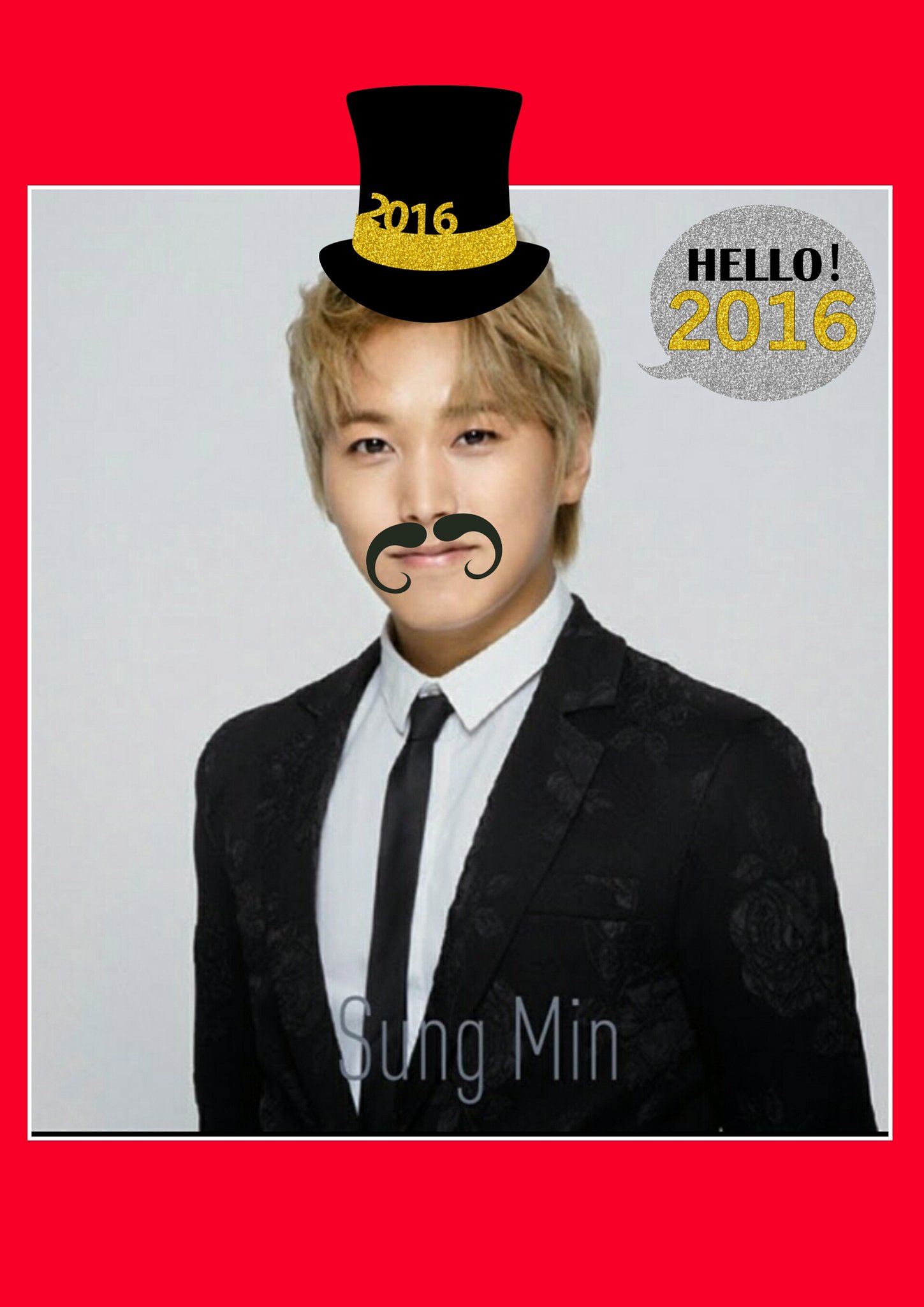 Hello 2016 .
Happy birthday lee sungmin.       