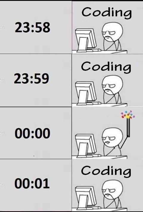 barbareshet's tweet image. @WebDevHumour how was your #NewYearsEve? #funny