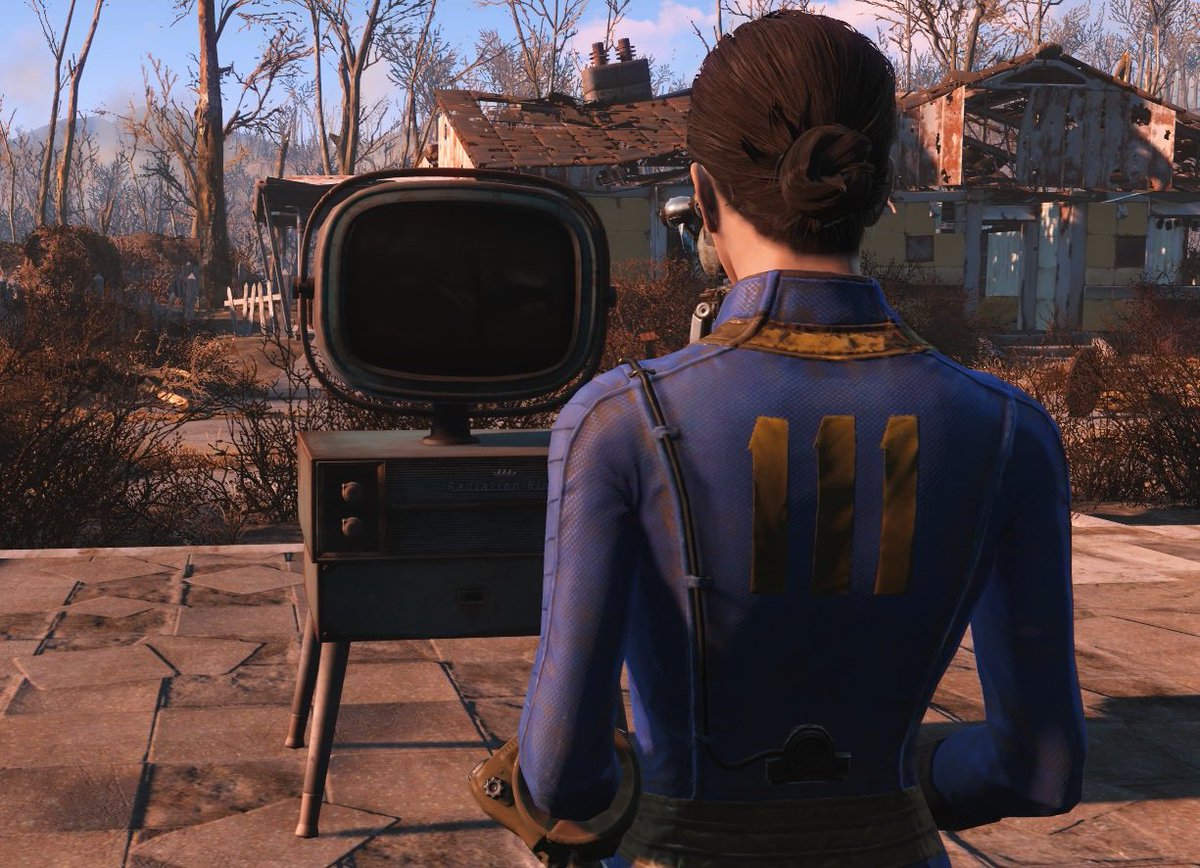 Fallout's tweet photo. #WastelandResolution - Spend less time working #Fallout4 #HappyNewYear https://t.co/WYI5fKGINP