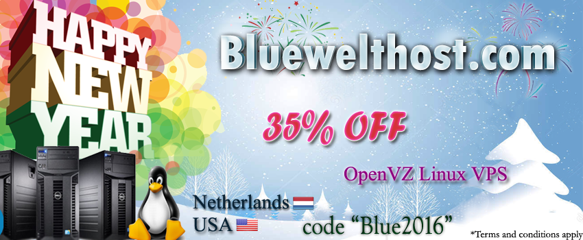 BlueweltHost's tweet photo. Grab the offer!!!
New year sale https://t.co/9zVWyHQ7lj
35%off on #OpenVZLinuxVPS #USA #VPS #Netherlands #VPS https://t.co/orQN0CcsLL