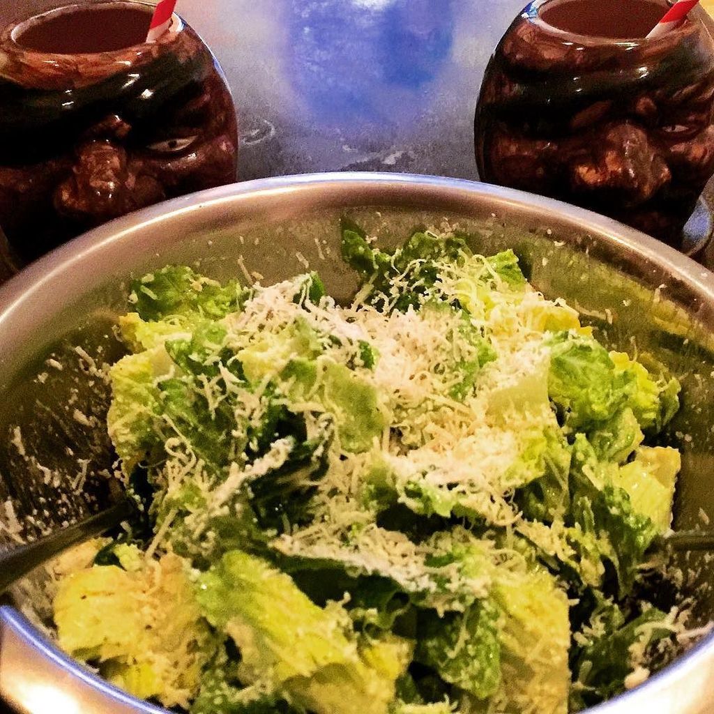 Course three: two one-eyed men and a caesar. #nye #tiki