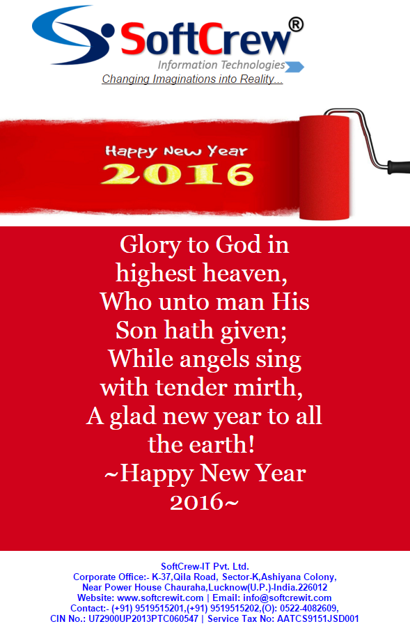 softcrewit's tweet image. Happy new year to all of you. :)