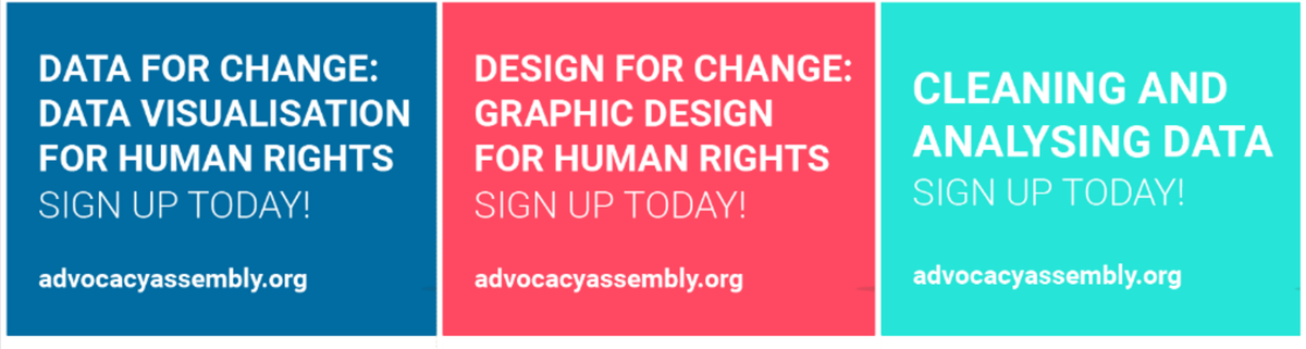 Advocassembly's tweet image. Got a #DataResolution for 2016? Check out our free #data courses via advocacyassembly.org